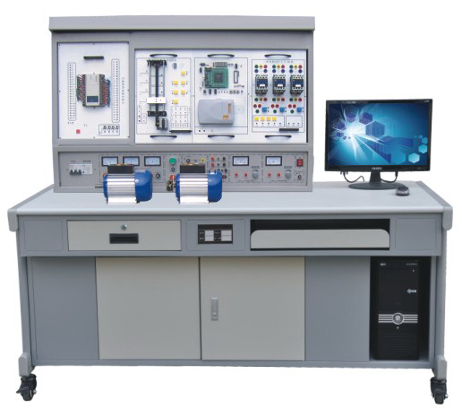 PLC及單片機綜合實訓裝置 LGX-02A PLC 可編程控制器、單片機開發應用及電氣控制綜合實訓裝置